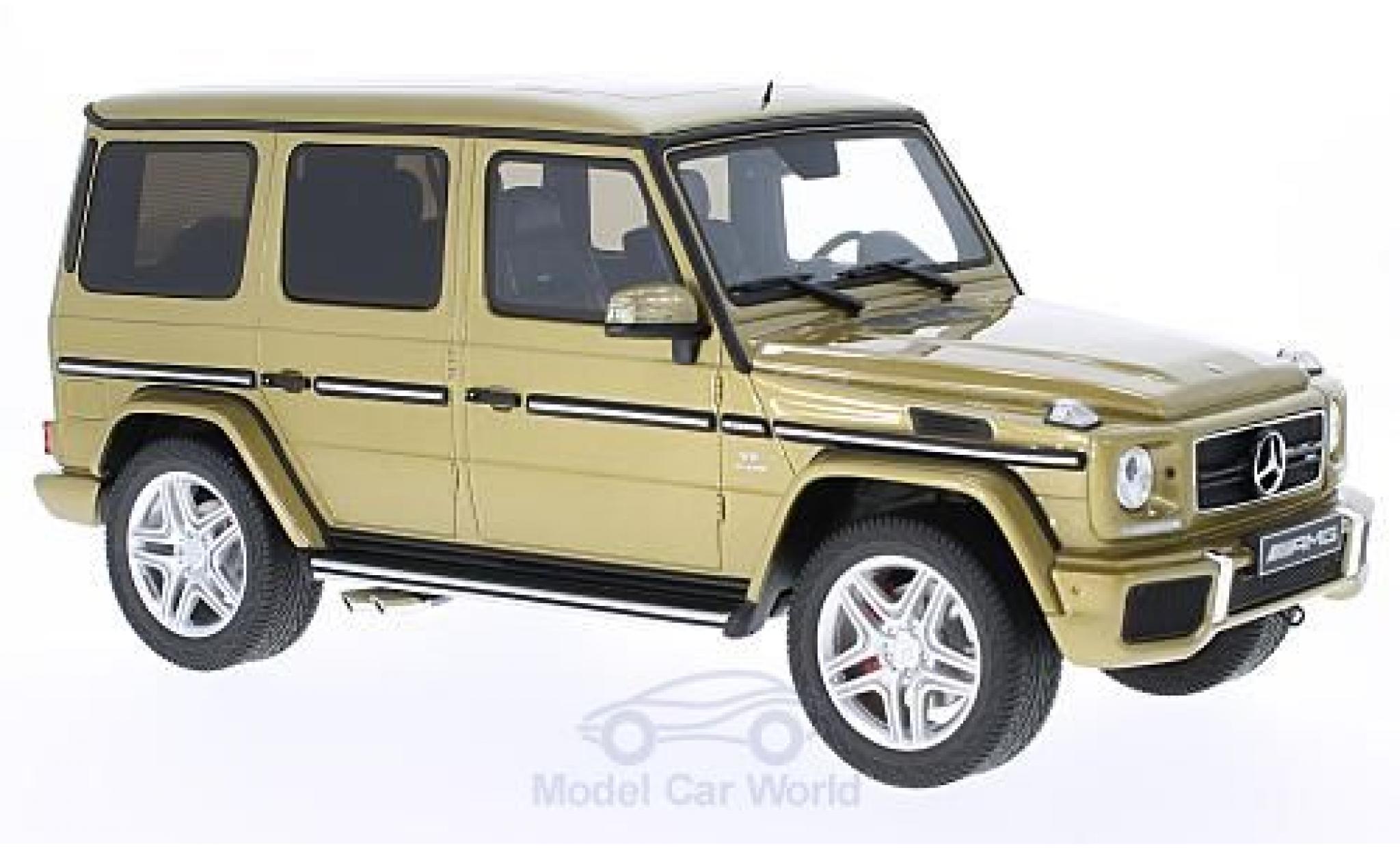 Miniature Mercedes Classe G 118 Gt Spirit Amg G63 Gold Voiture Miniaturebe 7155