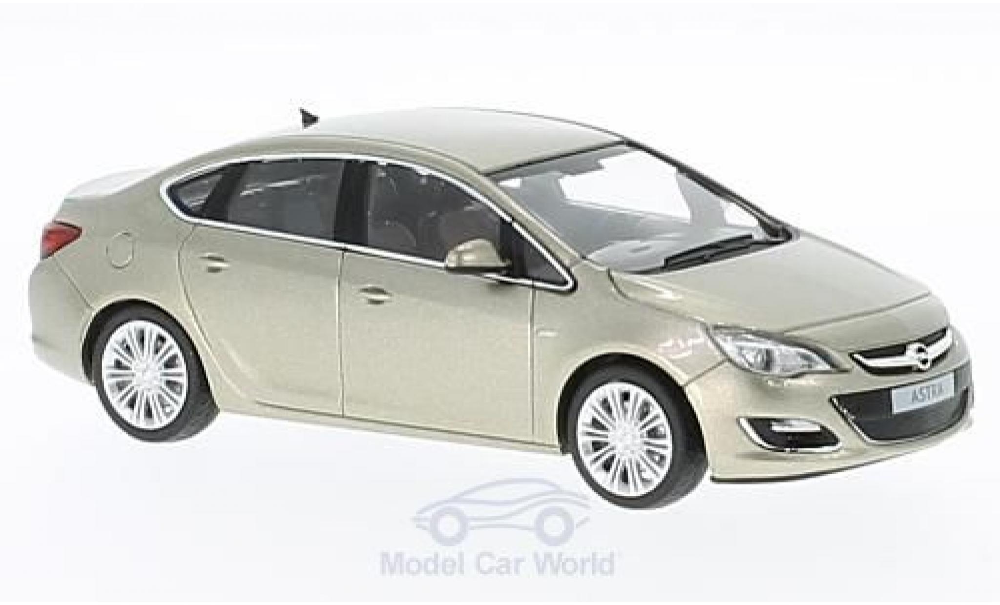 Opel Astra 1/43 Minichamps J Limousine metallic-beige 2012