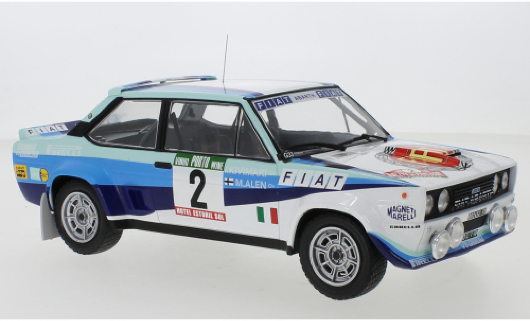 No.2 Rally Portugal Alen 1980-1:18 IXO  *NEW* Rallye WM Fiat 131 Abarth