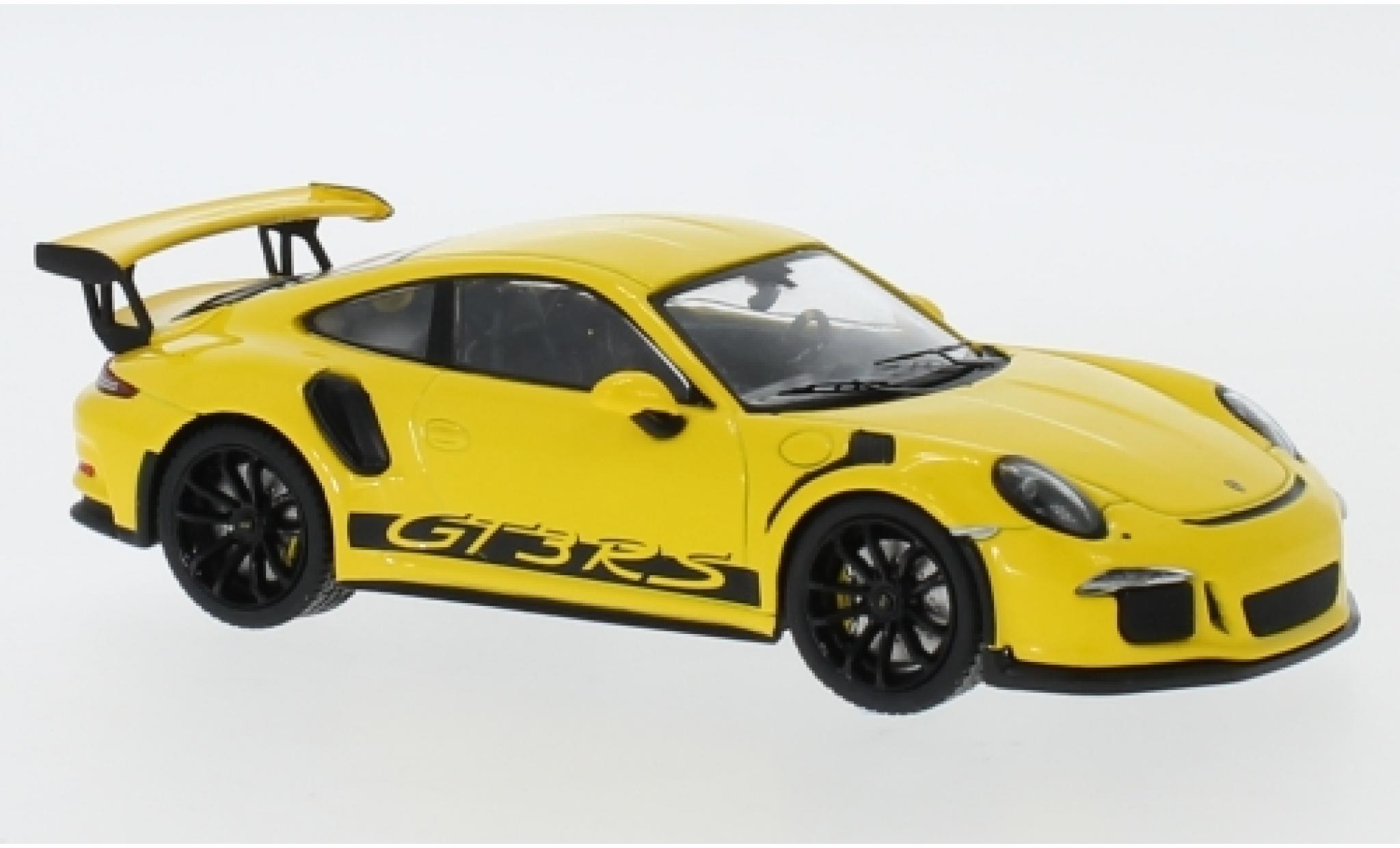 Porsche 991 GT3 RS 1/43 IXO 911 () GT3 RS jaune 2017
