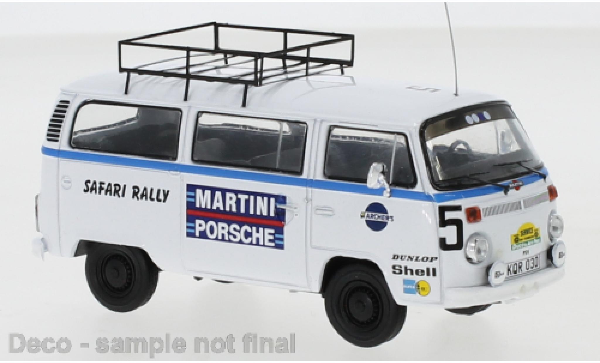 Miniature Volkswagen T Ixo Bus Team Porsche Martini Martini Rallye Wm Safari Rallye