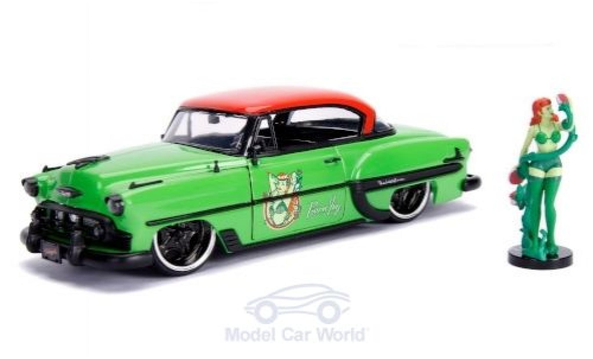 Modellautos Chevrolet Bel Air 124 Jada Toys Toys Toys Toys Hardtop Poison Ivy 1953 Mit Figur Dc 