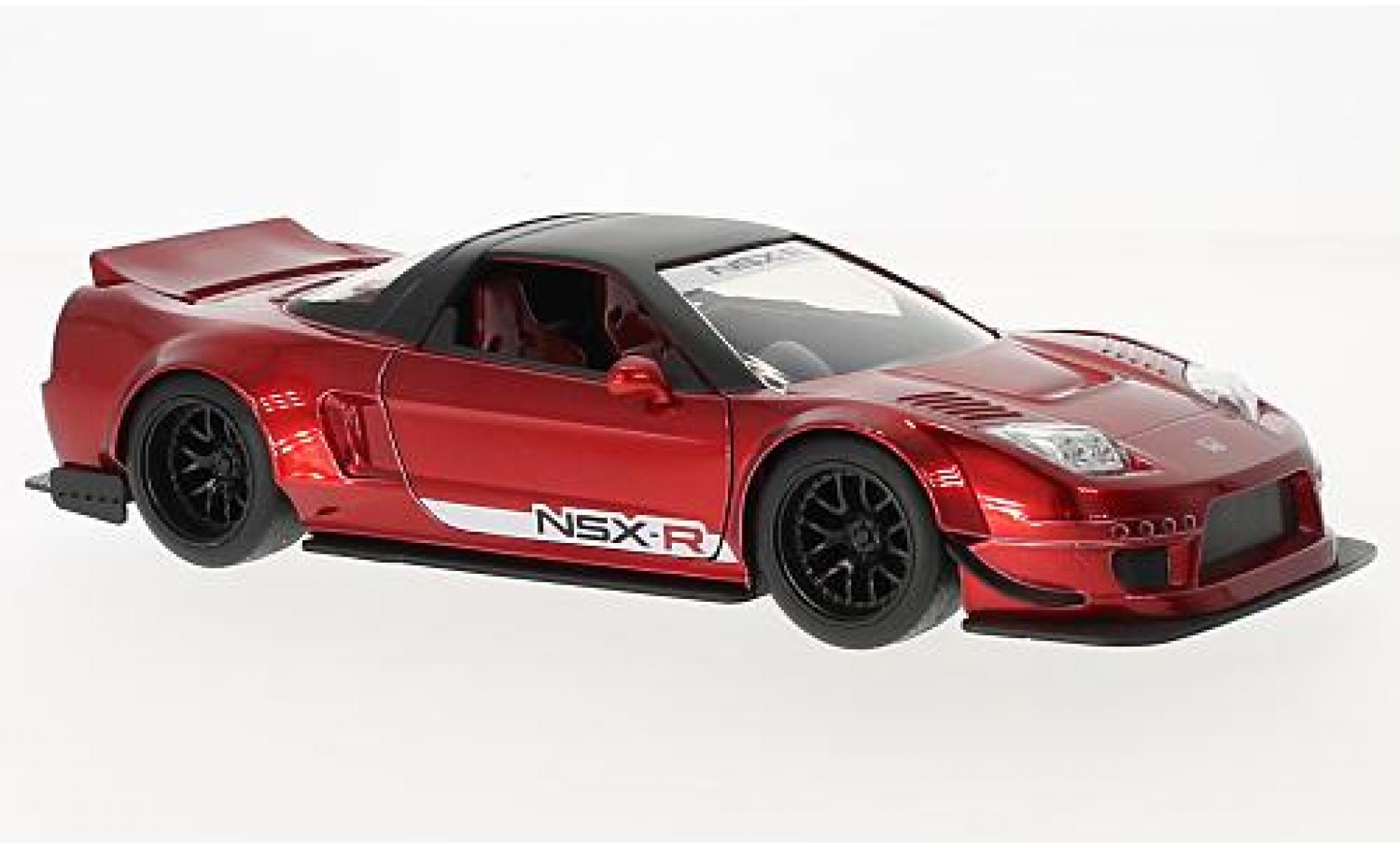 Diecast model cars Honda NSX 1/24 Jada Toys Type-R metallic red