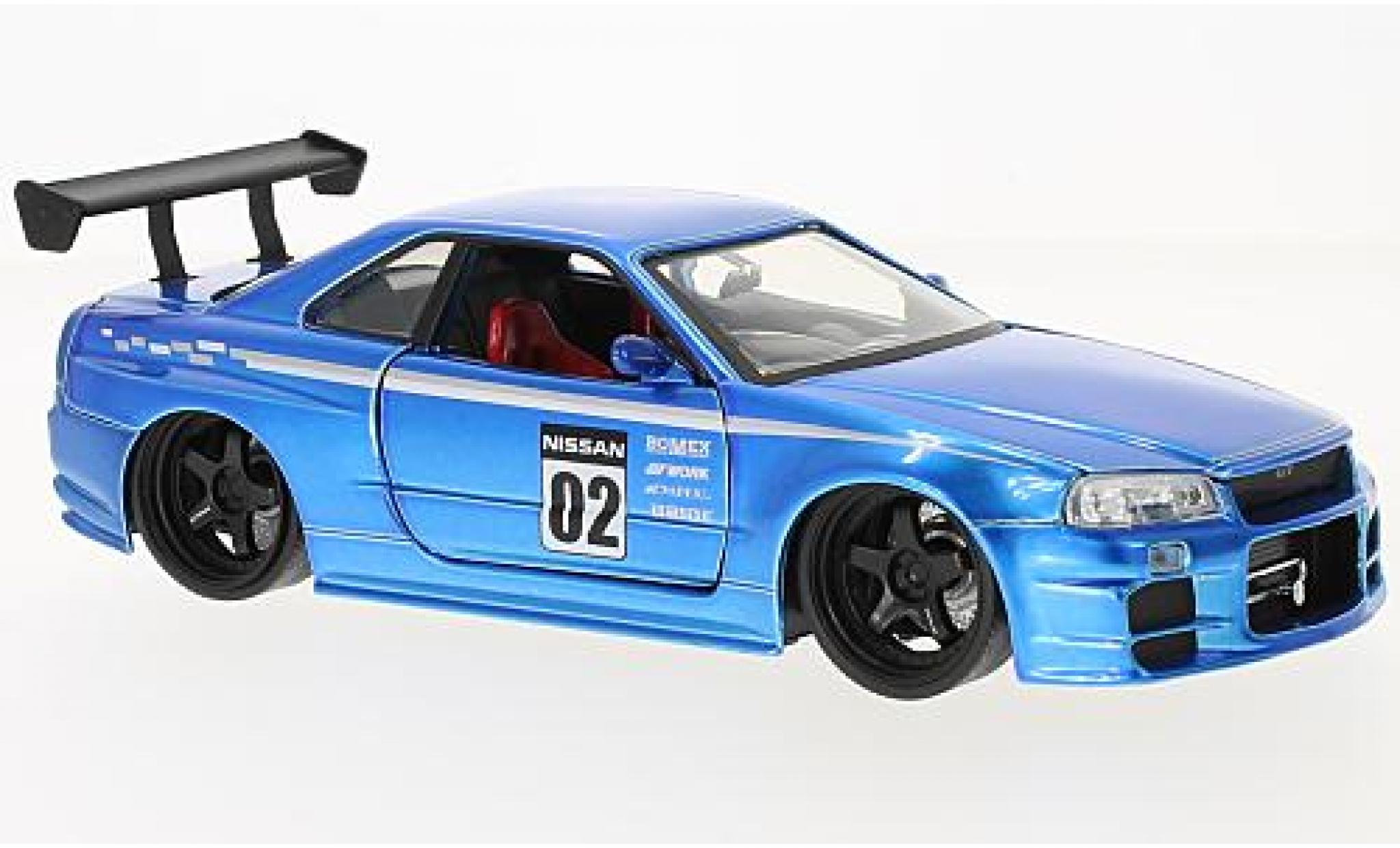 Modellino In Miniatura Nissan Skyline 124 Jada Gt R R 