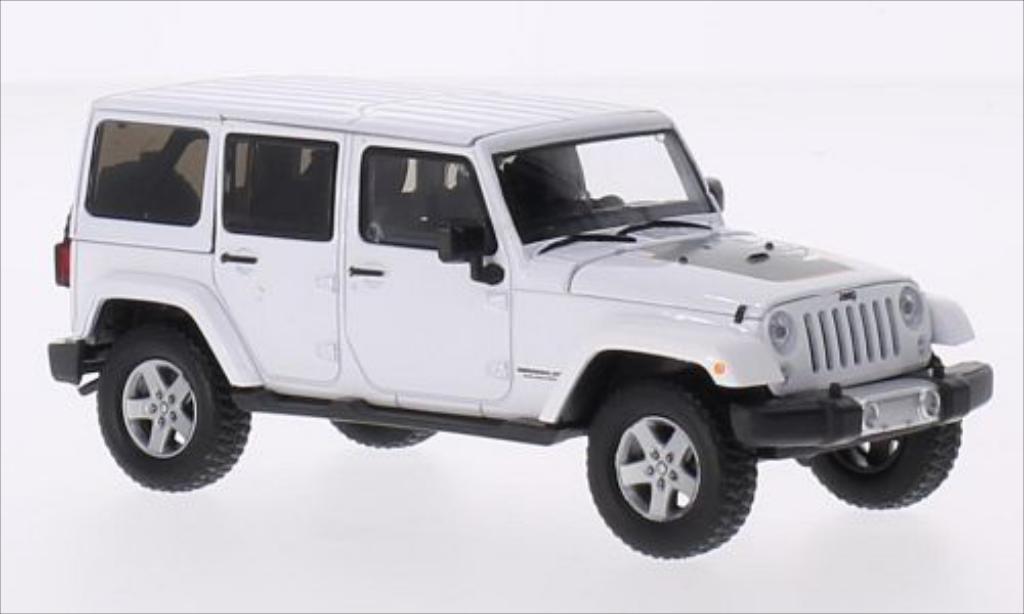 Jeep Wrangler 1/43 Greenlight Unlimited blanche 2011
