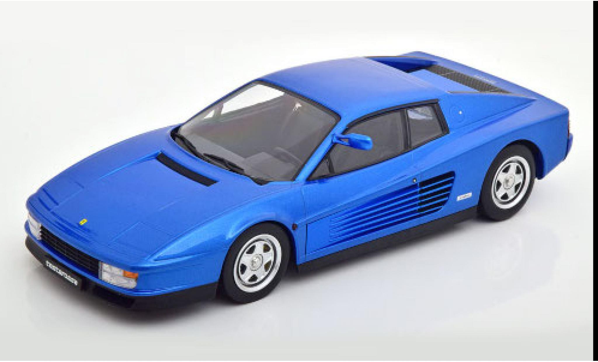Ferrari Testarossa 1/18 KK Scale metallic-blue 1984 Monospecchio US-Version