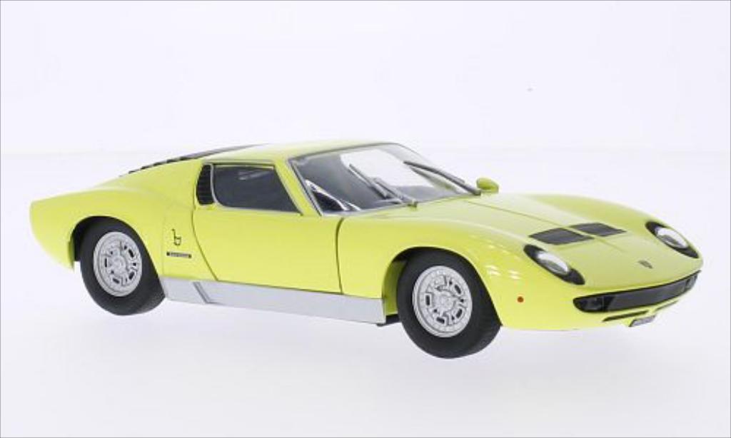 Voiture miniature Lamborghini Jaune Échelle 1:24 - Drimjouet