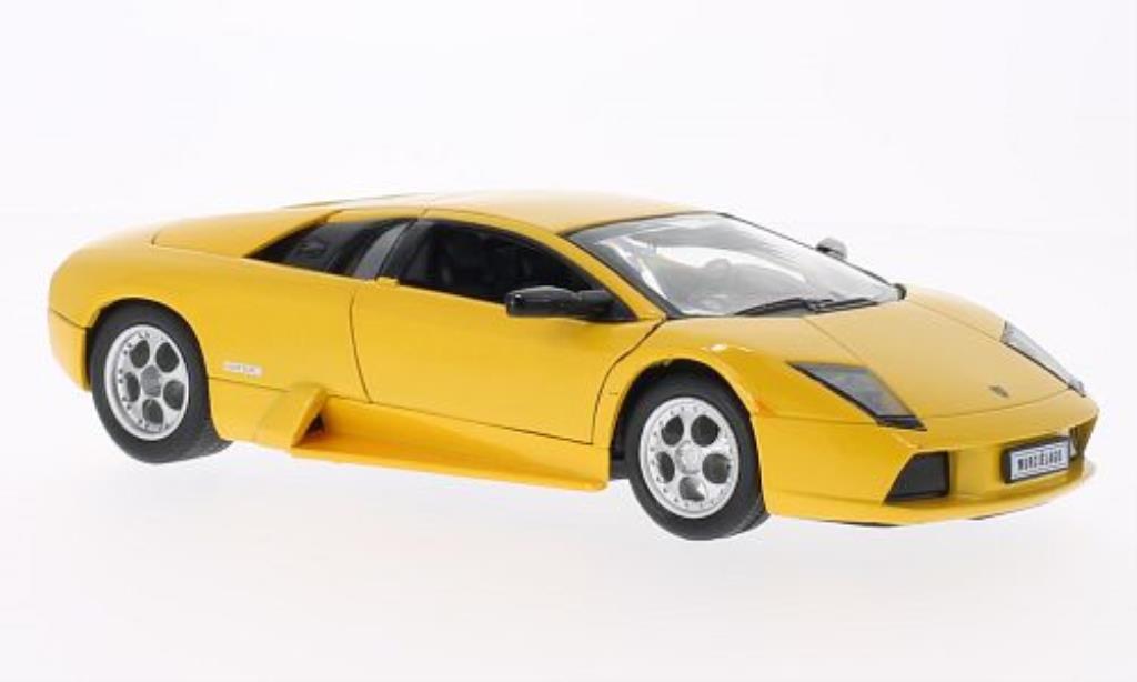 Lamborghini Murcielago 1/24 Welly yellow diecast model cars
