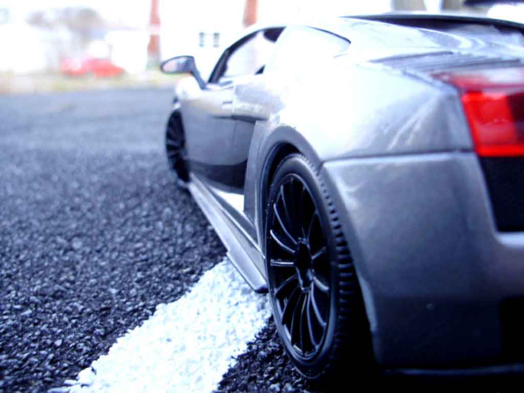 Lamborghini Gallardo Superleggera 1/18 Maisto Superleggera grey foncee