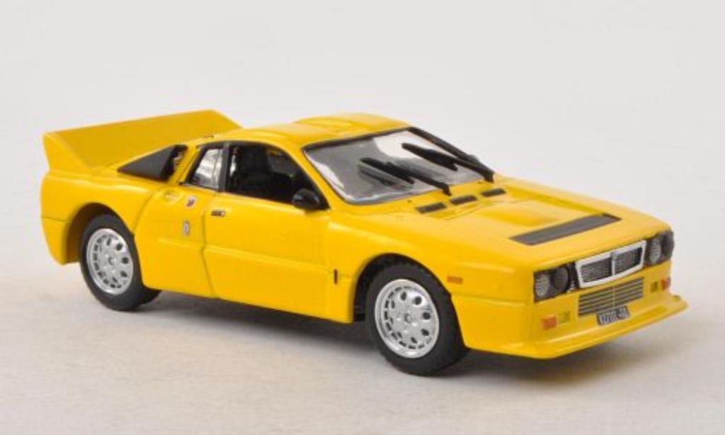 Lancia 37 1/43 Vitesse Stradale jaune 1982 miniature