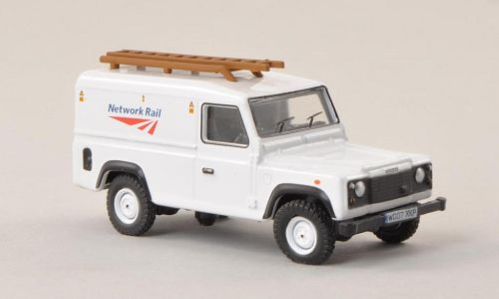Land Rover Defender 1/76 Oxford Kasten Network Rail miniature