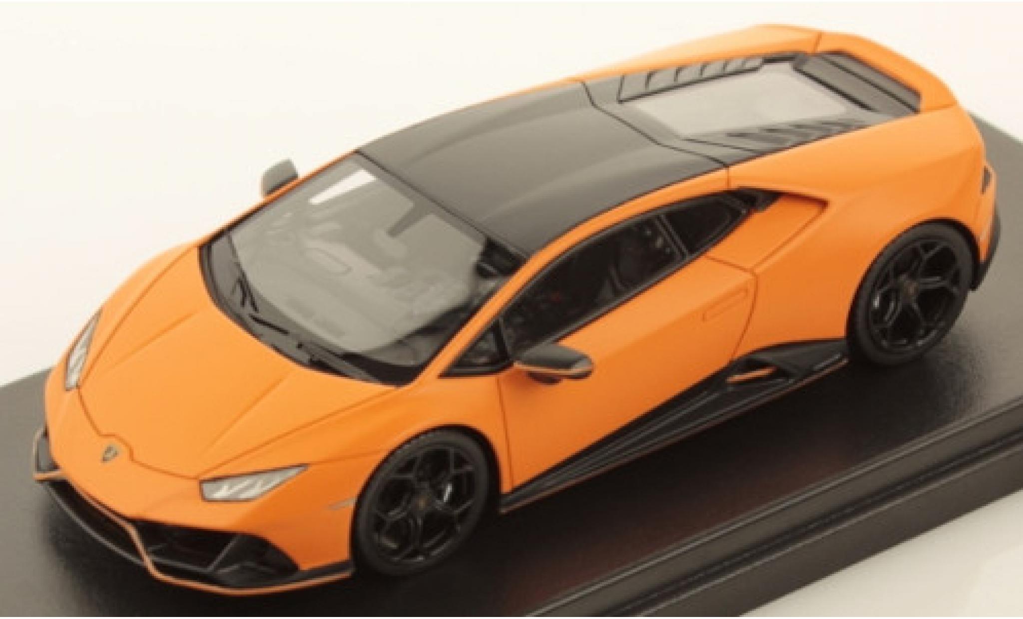 Lamborghini Huracan 1/43 Look Smart Evo Fluo Capsule matt-orange/matt-schwarz