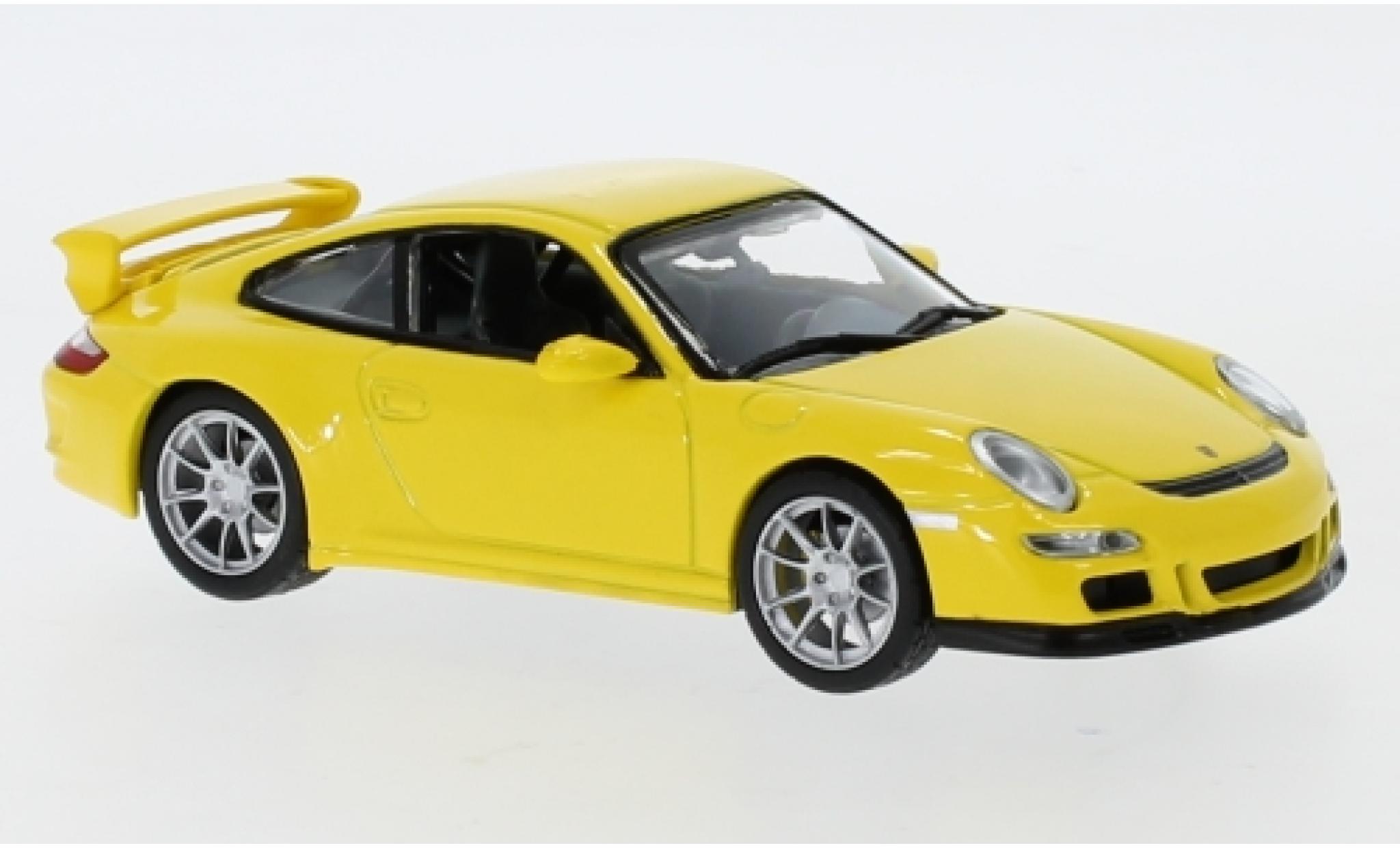 Porsche 997 GT3 1/43 Lucky Die Cast 911 GT3 () amarillo