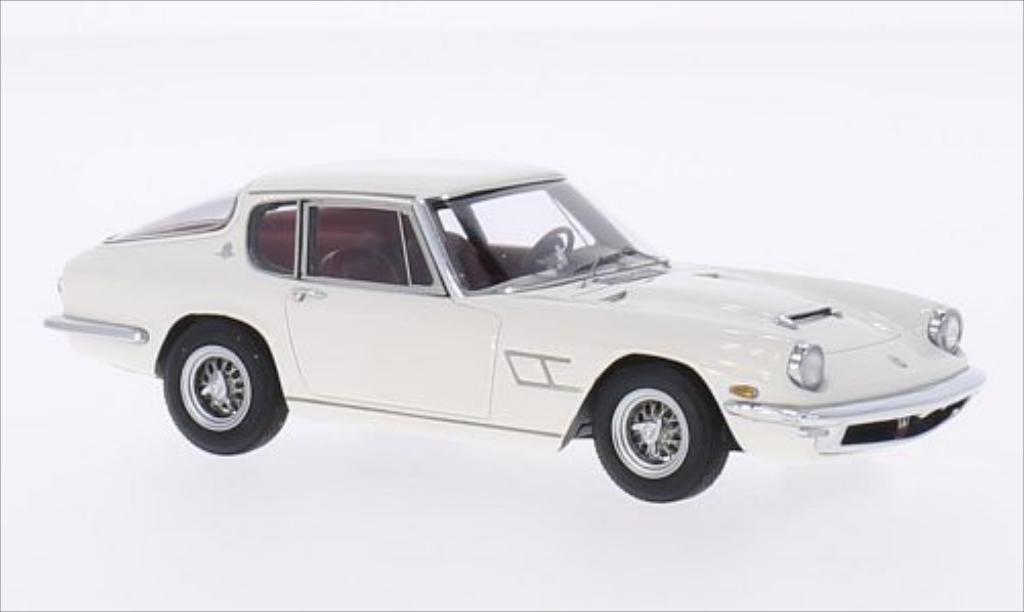 Maserati Mistral 1/43 Minichamps blanche 1963 miniature