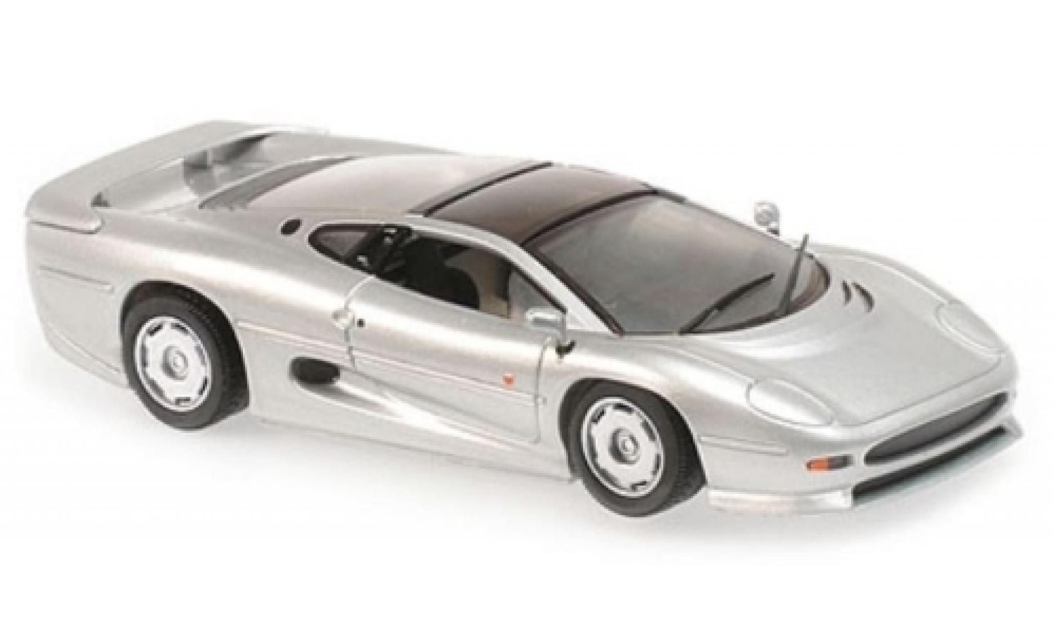 Modellino In Miniatura Jaguar XJ 1/43 Maxichamps 220 Grigio RHD 1991 ...