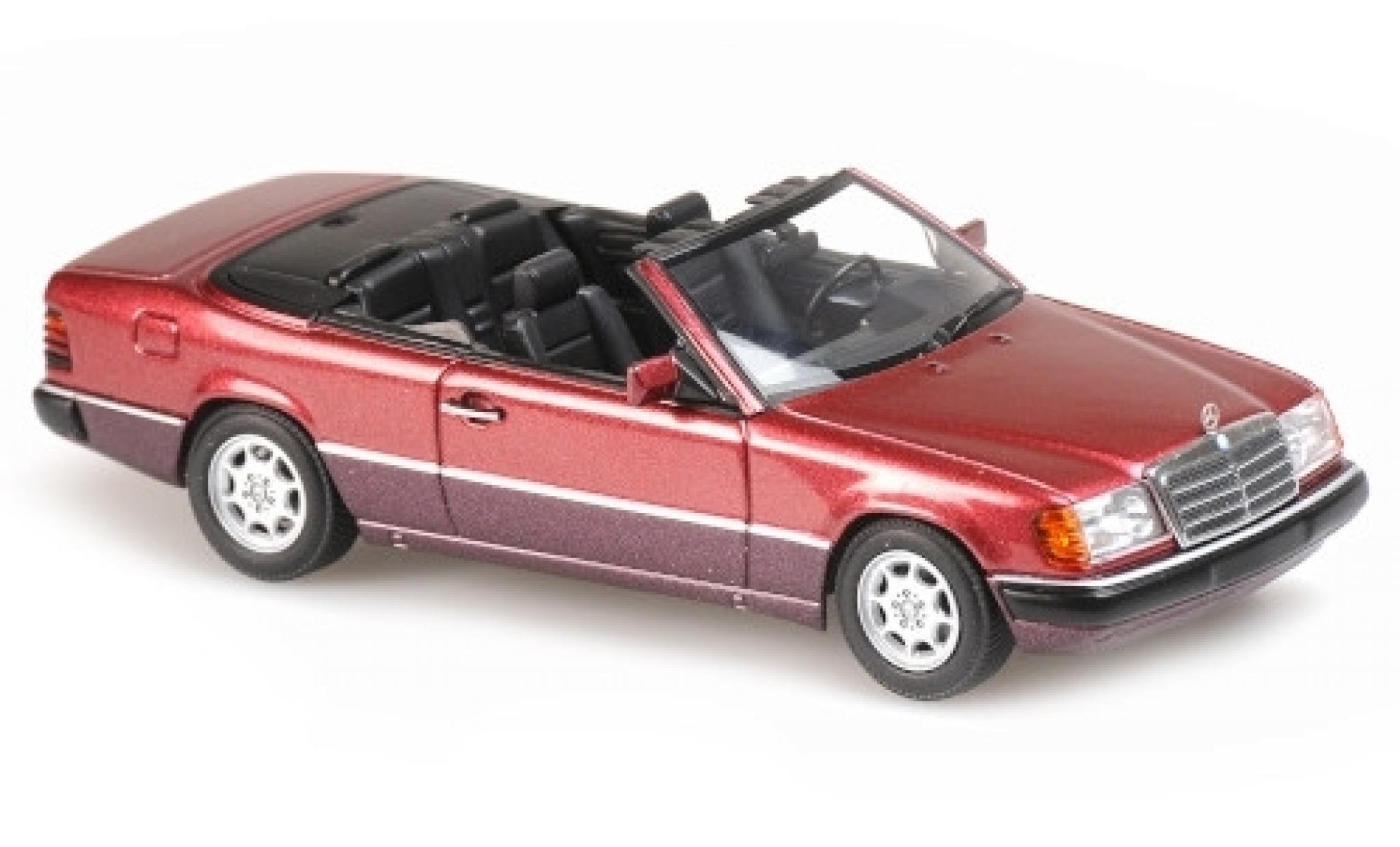 Mercedes 300 1/43 Maxichamps CE-24 Cabriolet (A124) metallise red 1991