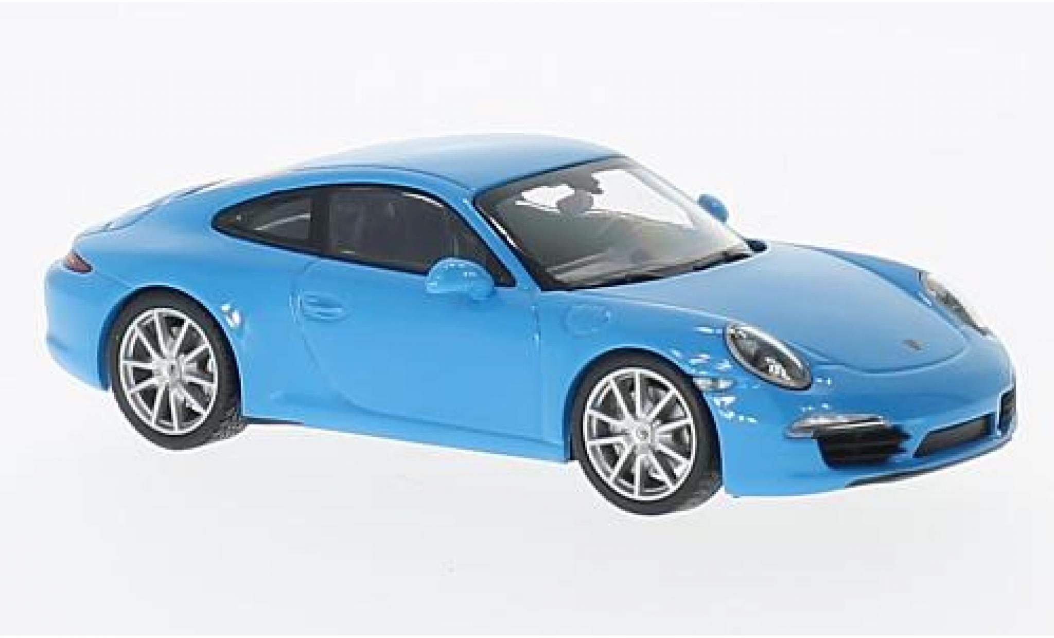 Porsche 991 S 1/43 Maxichamps 911 () Carrera S bleue 2012