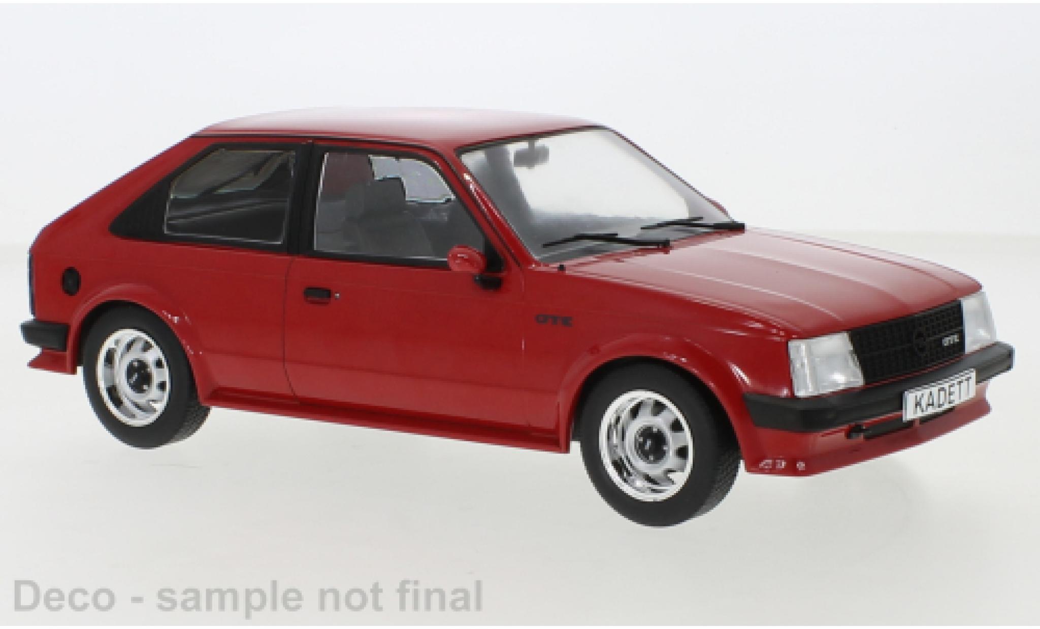 Opel Kadett 1/18 MCG D GTE red 1983