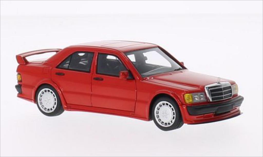 Mercedes 190 E 1/43 Minichamps E (W201) 2.5-16 EVO 1 red 1990 diecast model cars