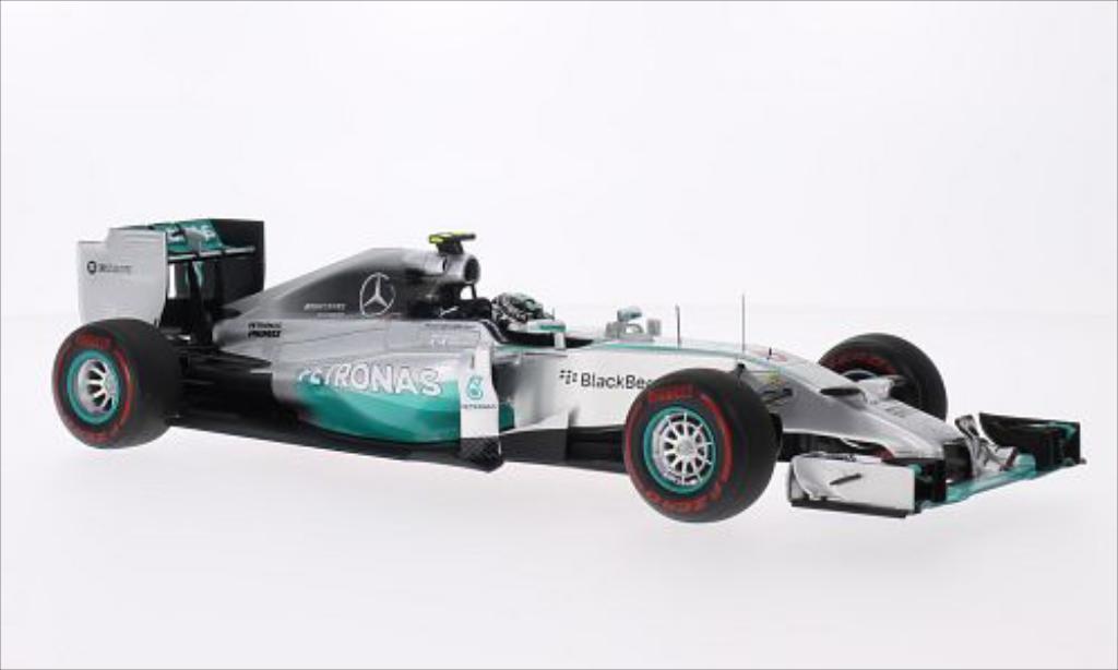 Mercedes F1 1/18 Spark W05 Hybrid No.6 AMG Formel 1 Team Petronas Formel 1 GP Monaco 2014 miniature