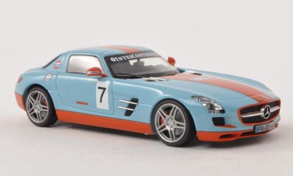 Mercedes SLS 1/43 Schuco AMG Coupe Gulf diecast model cars
