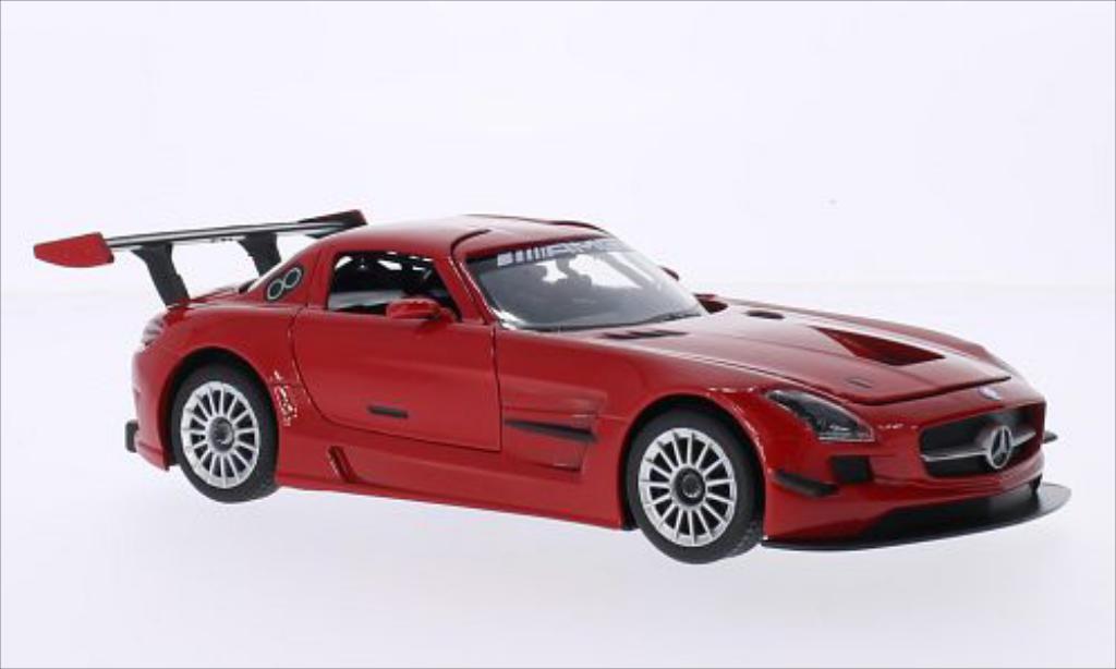 Mercedes SLS 1/24 Motormax AMG GT3 red diecast model cars