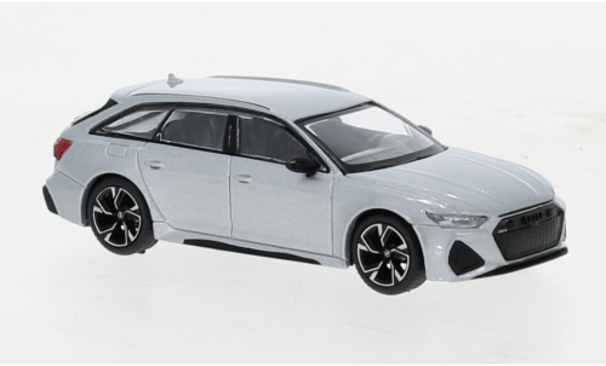 Diecast model cars Audi RS6 1/64 Mini GT Avant Carbon Black