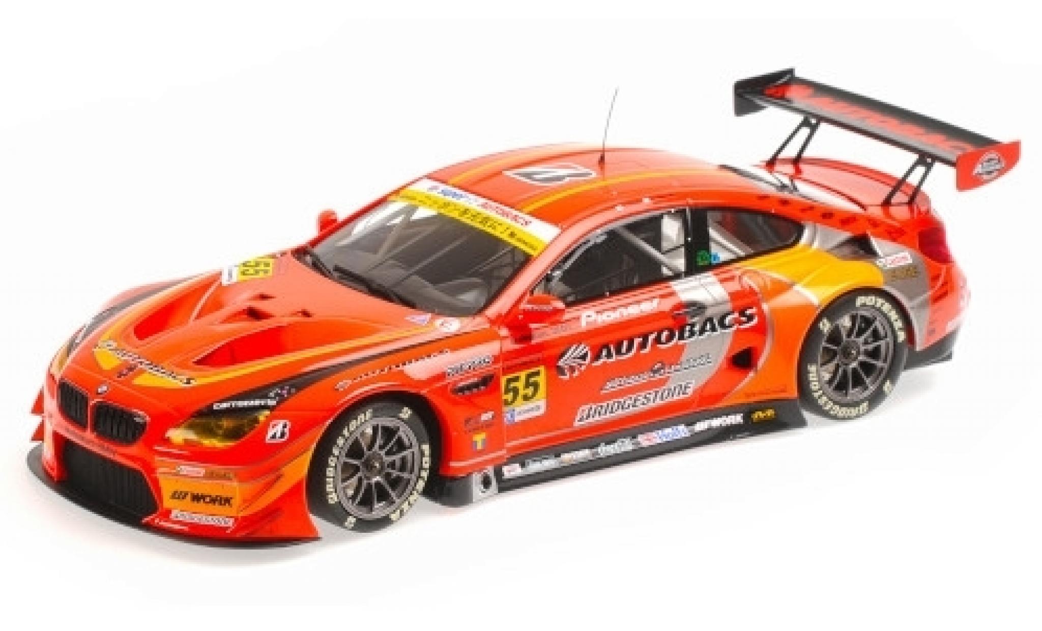 Diecast model cars Bmw M6 1/18 Minichamps GT3 (F13) No.55 Autobacs