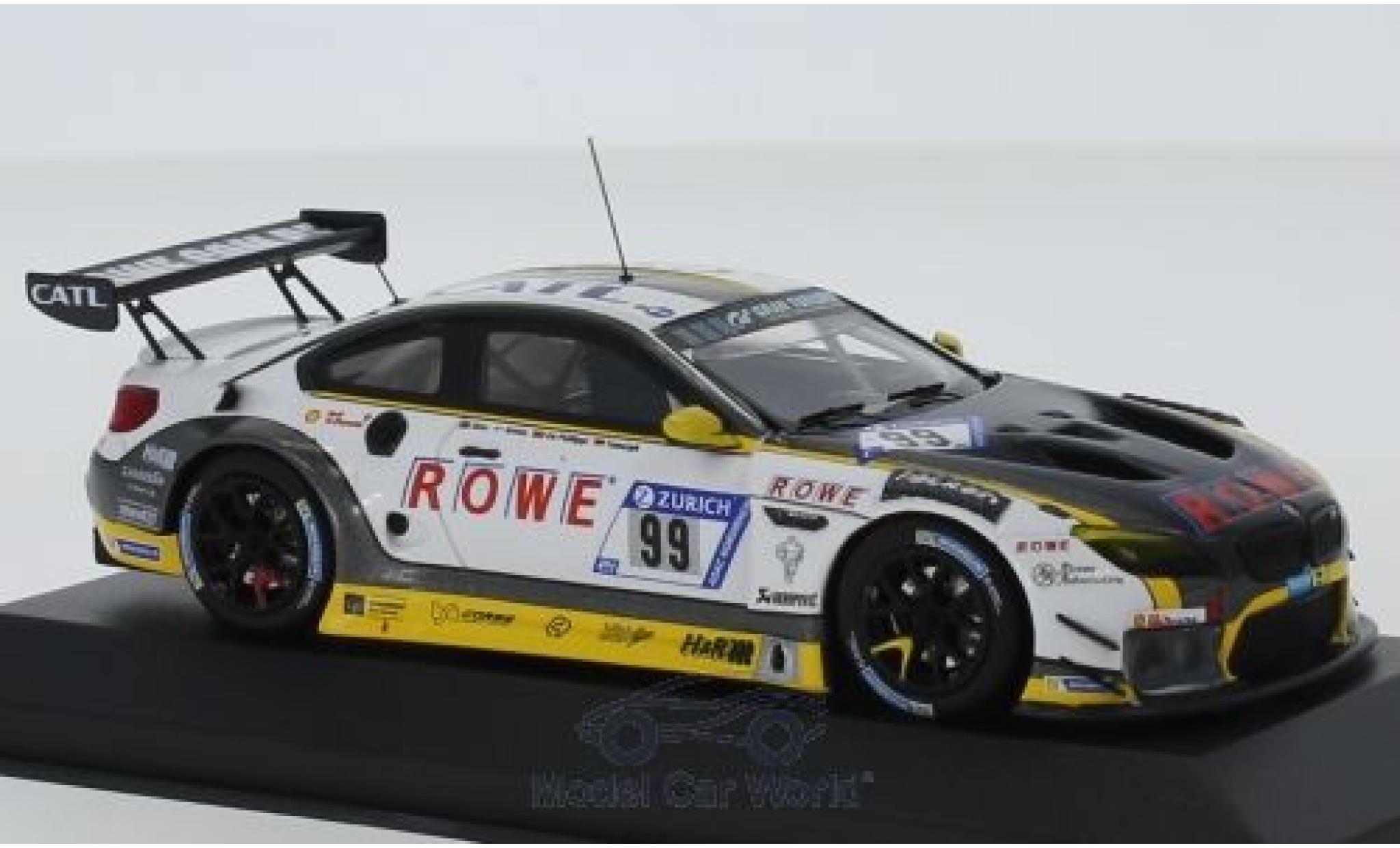 Minichamps 1:43 BMW m6 gt3-Rowe Racing-Catsburg/JT/Edwards/Blomqvist