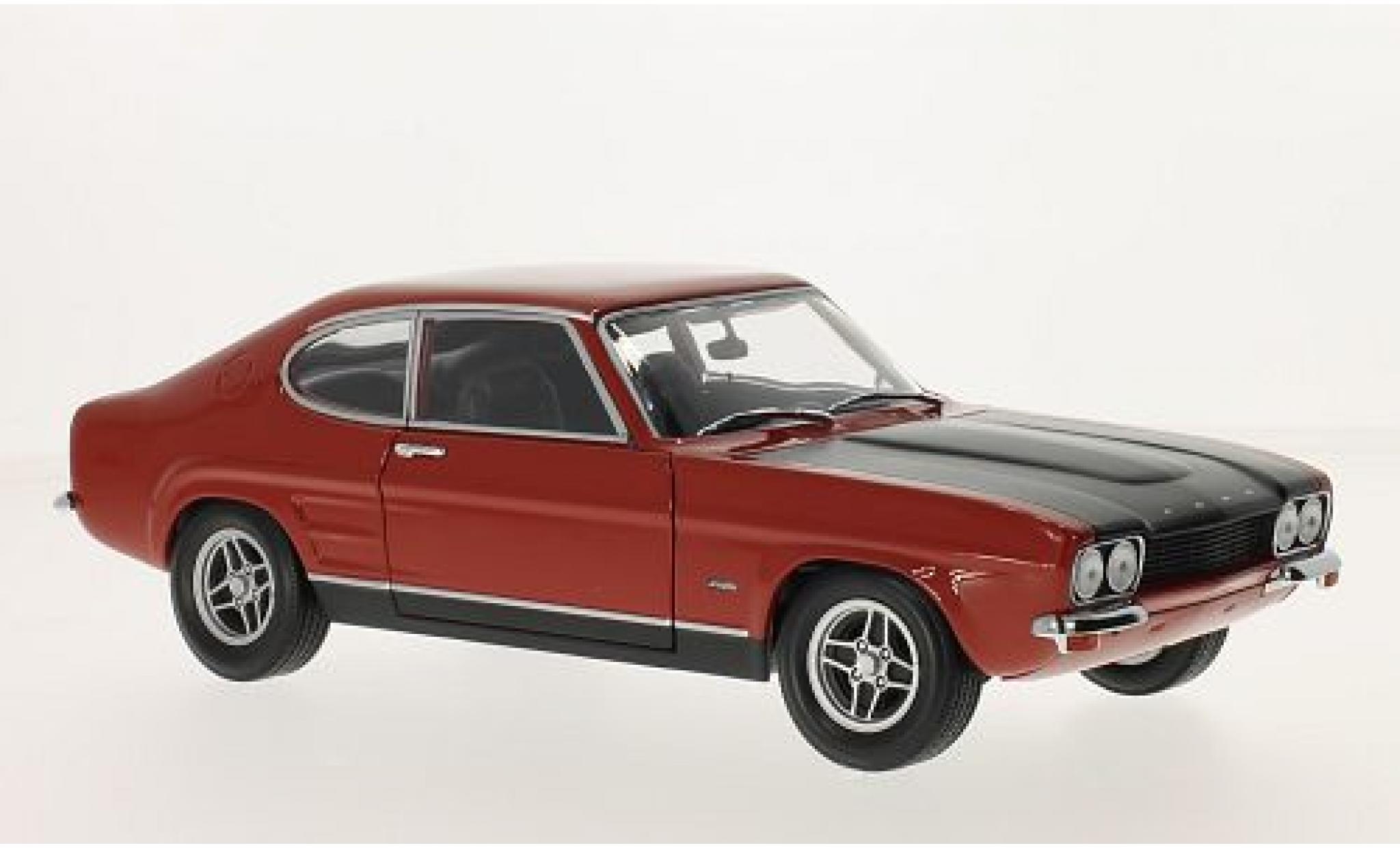 Miniature Ford Capri 118 Minichamps Rs 2600 Rougematt Noire 1970 Voiture 3970