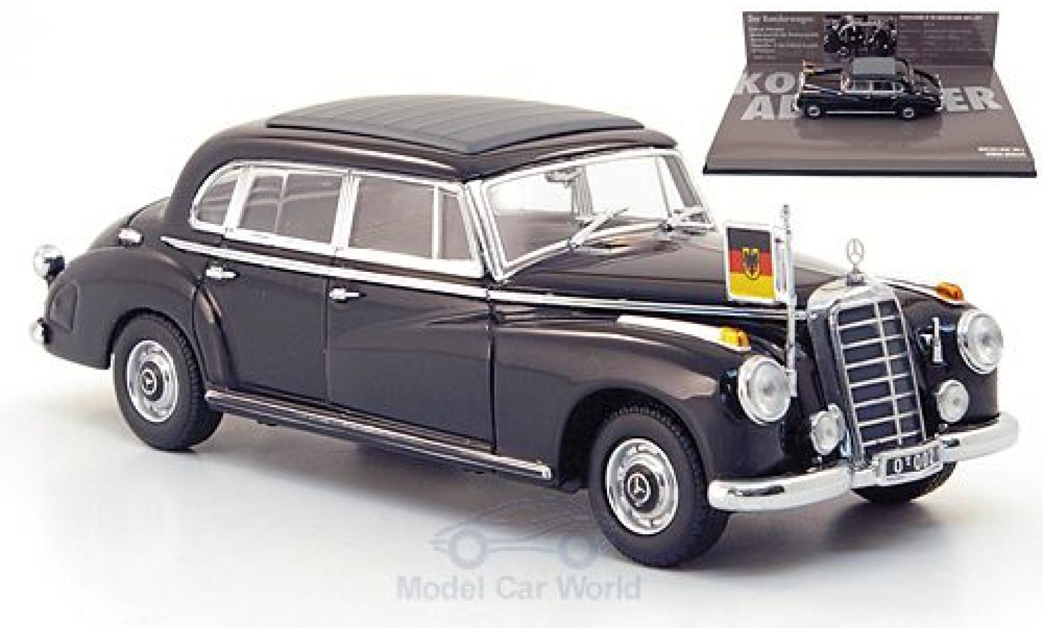 Mercedes 300 1/43 Minichamps b (W186III) black 1955 Konrad Adenauer