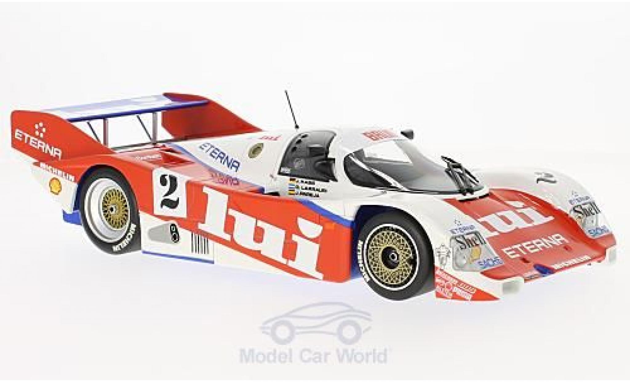 Diecast model cars Porsche 962 1987 1/18 Minichamps C No.2 Brun 