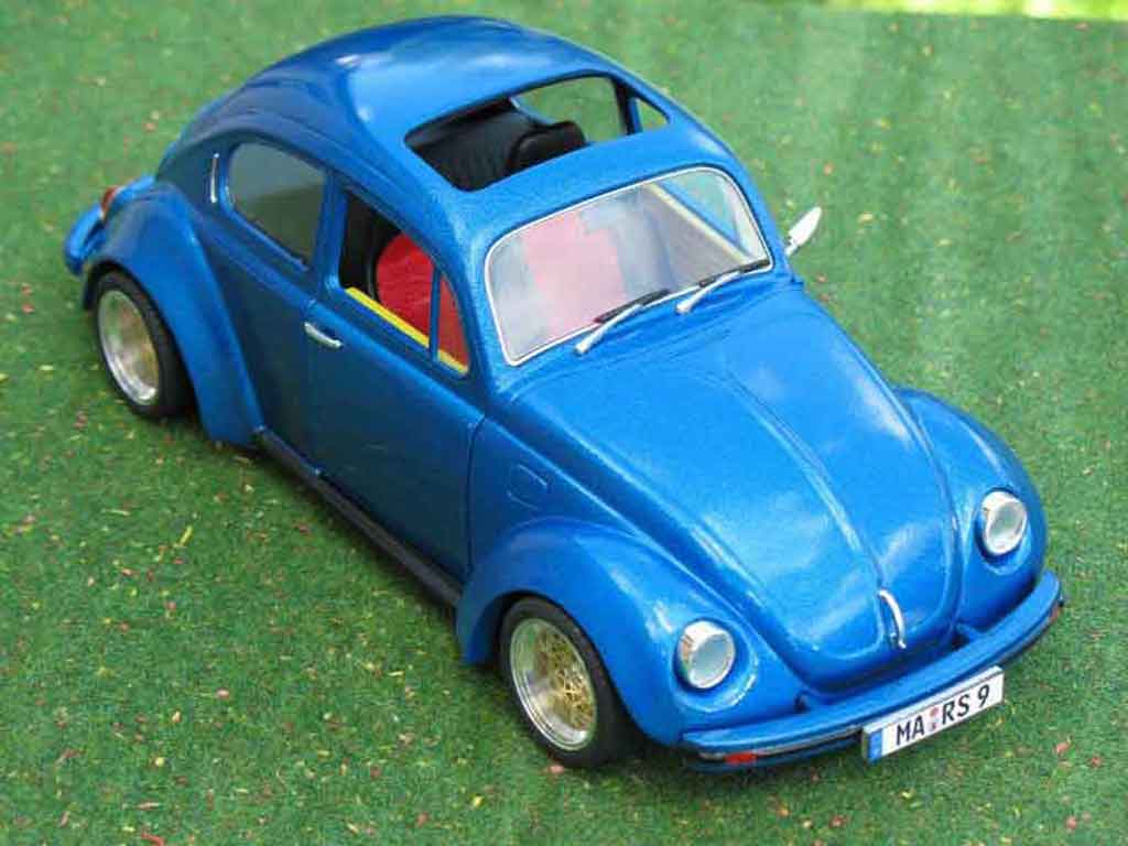 Diecast Model Cars Volkswagen Kafer 118 Solido Coxinelle Blue Jantes Bbs 