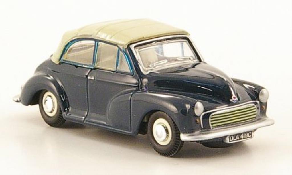Morris Minor 1/76 Oxford bleu/grise geschlossen miniature