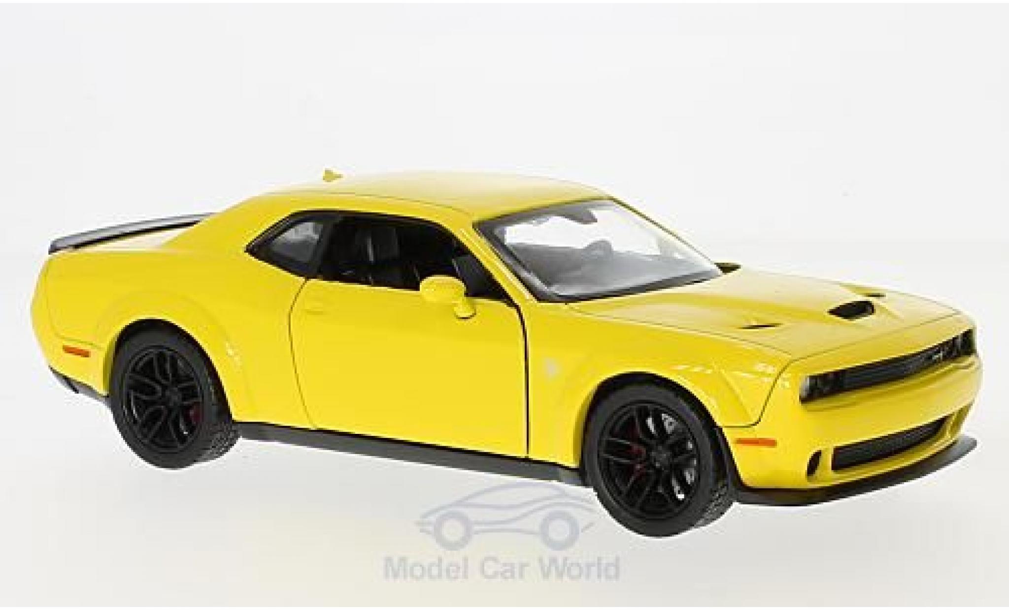 Modellauto Dodge Challenger Srt Hellcat Widebody Gelb Modellauto My Xxx Hot Girl 4156