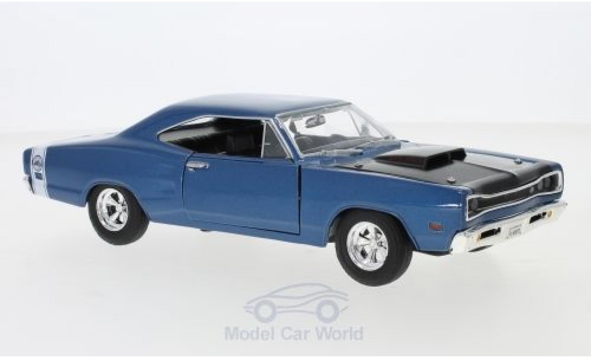 Dodge Coronet 1/24 Motormax Super Bee metallic-blue/black 1969