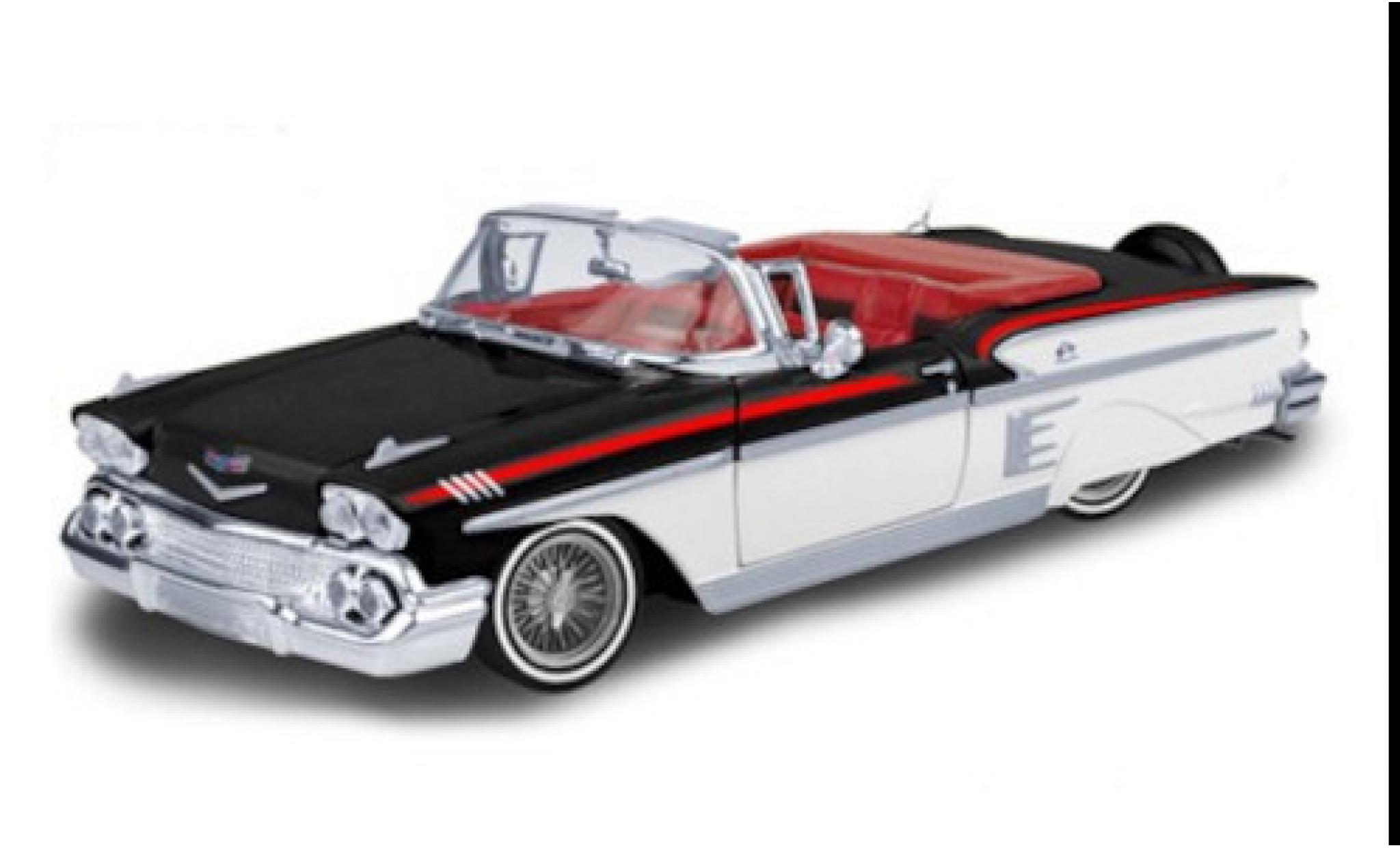 Modellautos Chevrolet Impala Motormax Schwarz Weiss Online