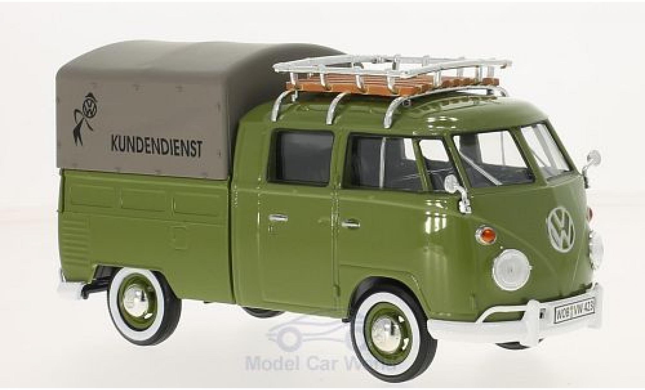 Volkswagen T1 A 1/24 Motormax Kundendienst Pick Up mit Dachgepäckträger