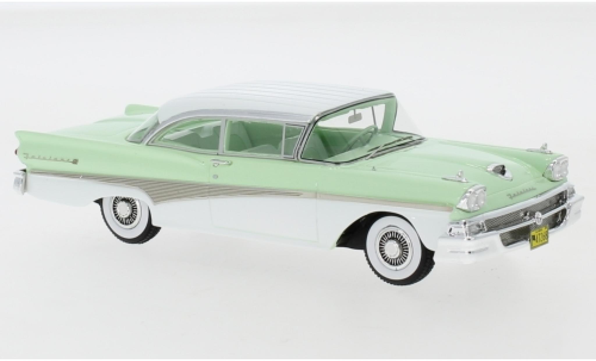 Diecast Model Cars Ford Fairlane 1 43 Neo 500 Hardtop Helltürkis White 