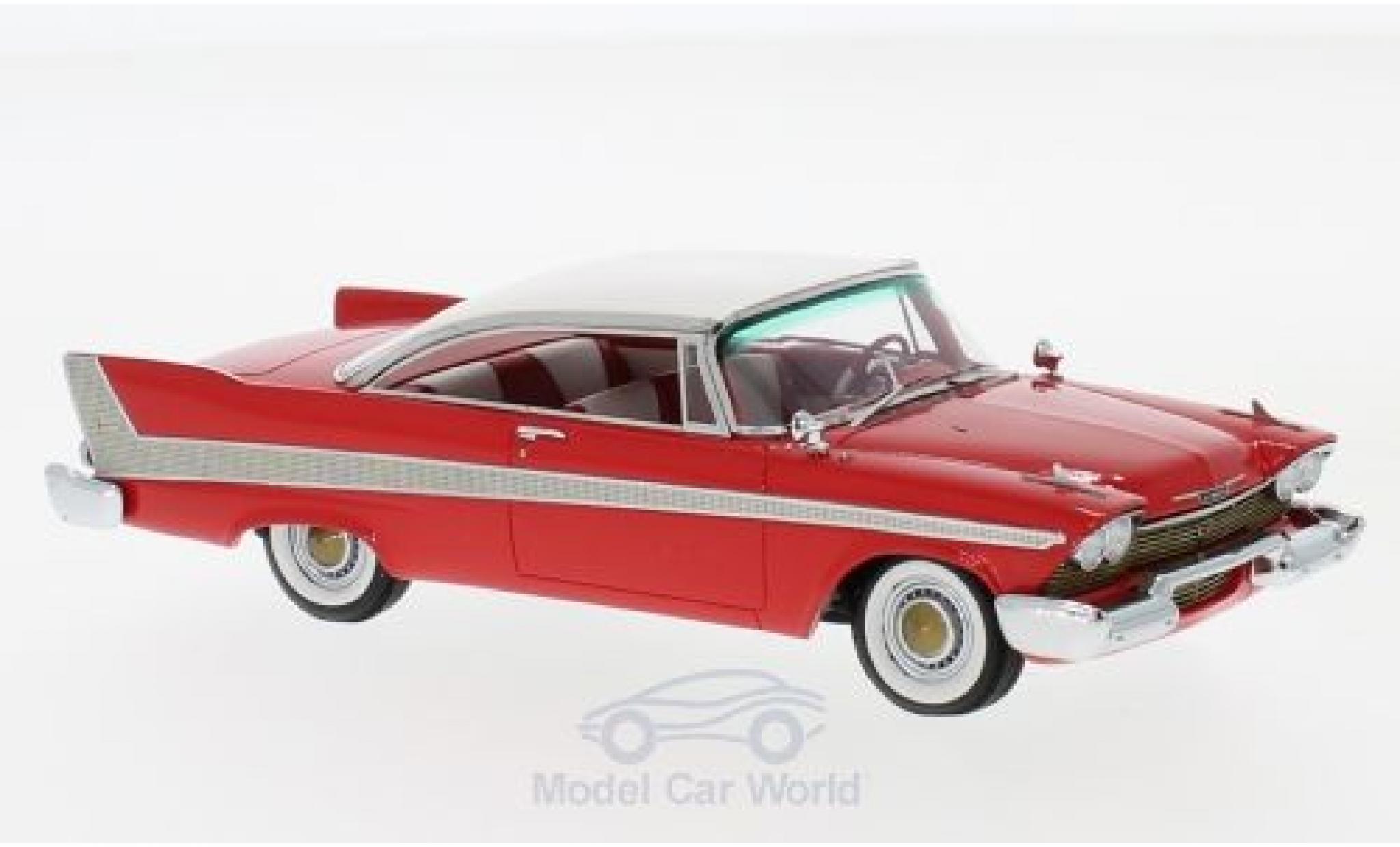 Plymouth Fury 1/43 Neo Hardtop rouge/blanche 1958
