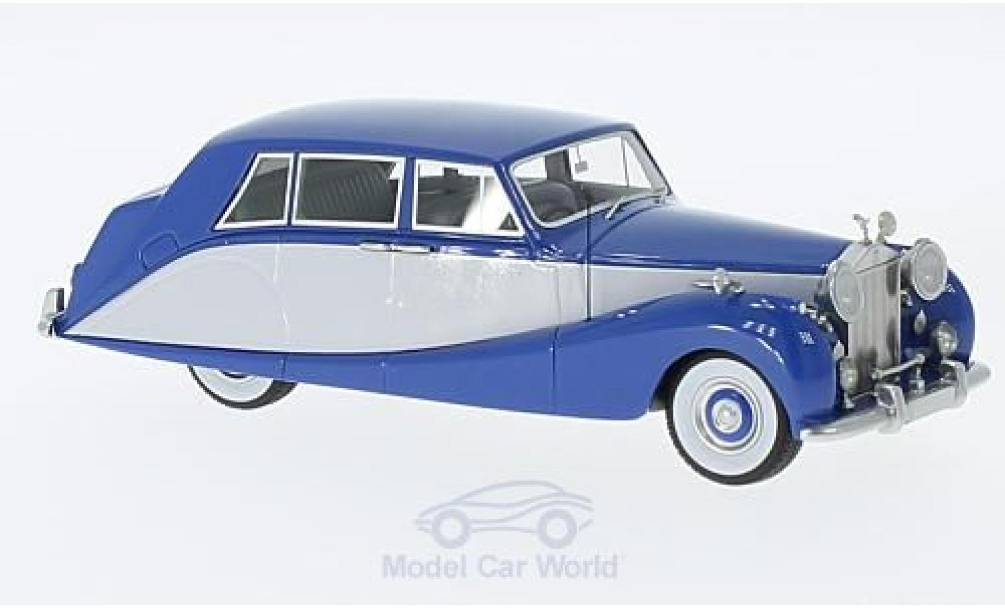 Rolls Royce Silver Wraith 1/43 Neo Hooper Empress Line bleue/grise RHD 1956