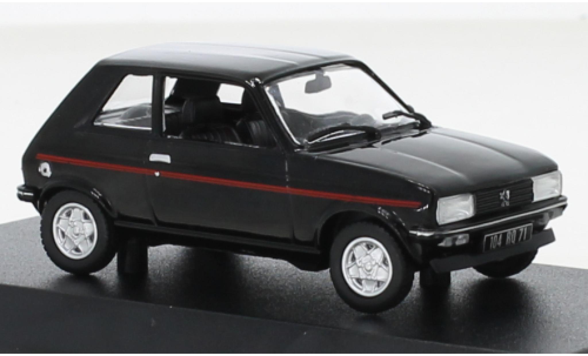 Coche Miniatura Peugeot 104 1 43 Norev ZS Negro 1979 Coches Miniaturas Es