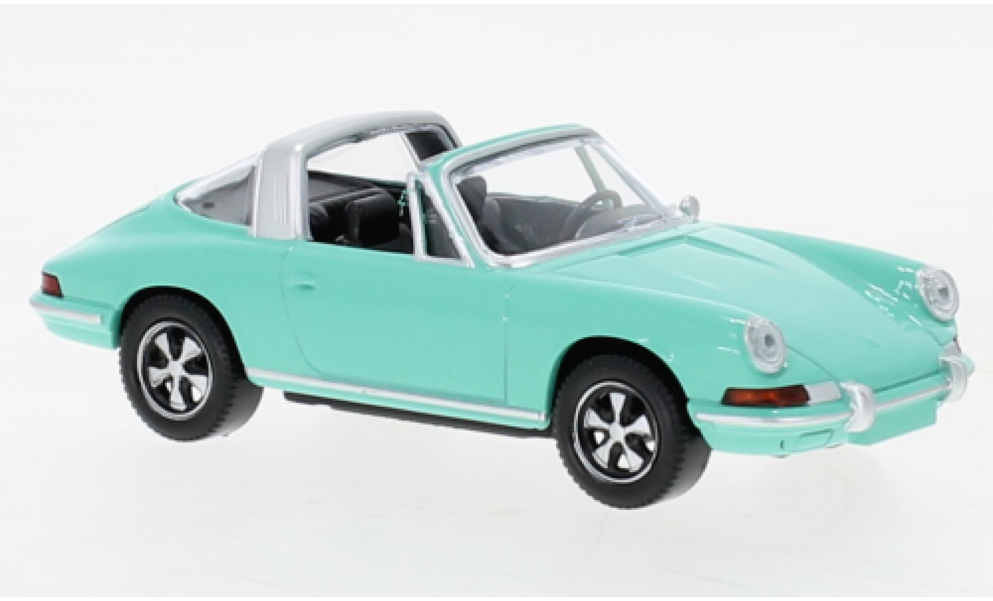 Diecast model cars Porsche 911 1/43 Norev Targa green 1969 Alldiecast