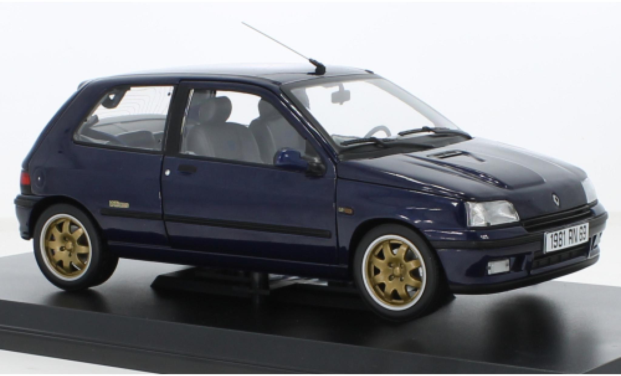 Miniature Renault Clio 1 18 Norev I Williams metallise bleu foncé 1993 Voiture miniature com