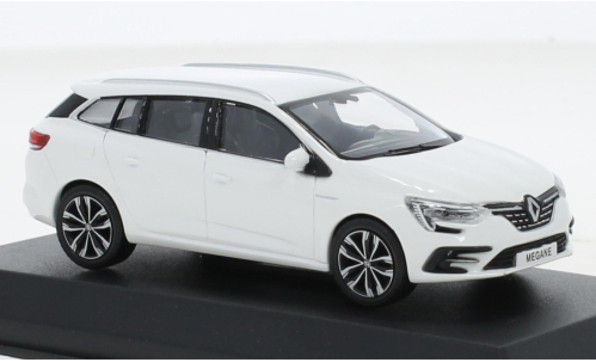 Diecast model cars Renault Megane 1/43 Norev Estate white 2020 