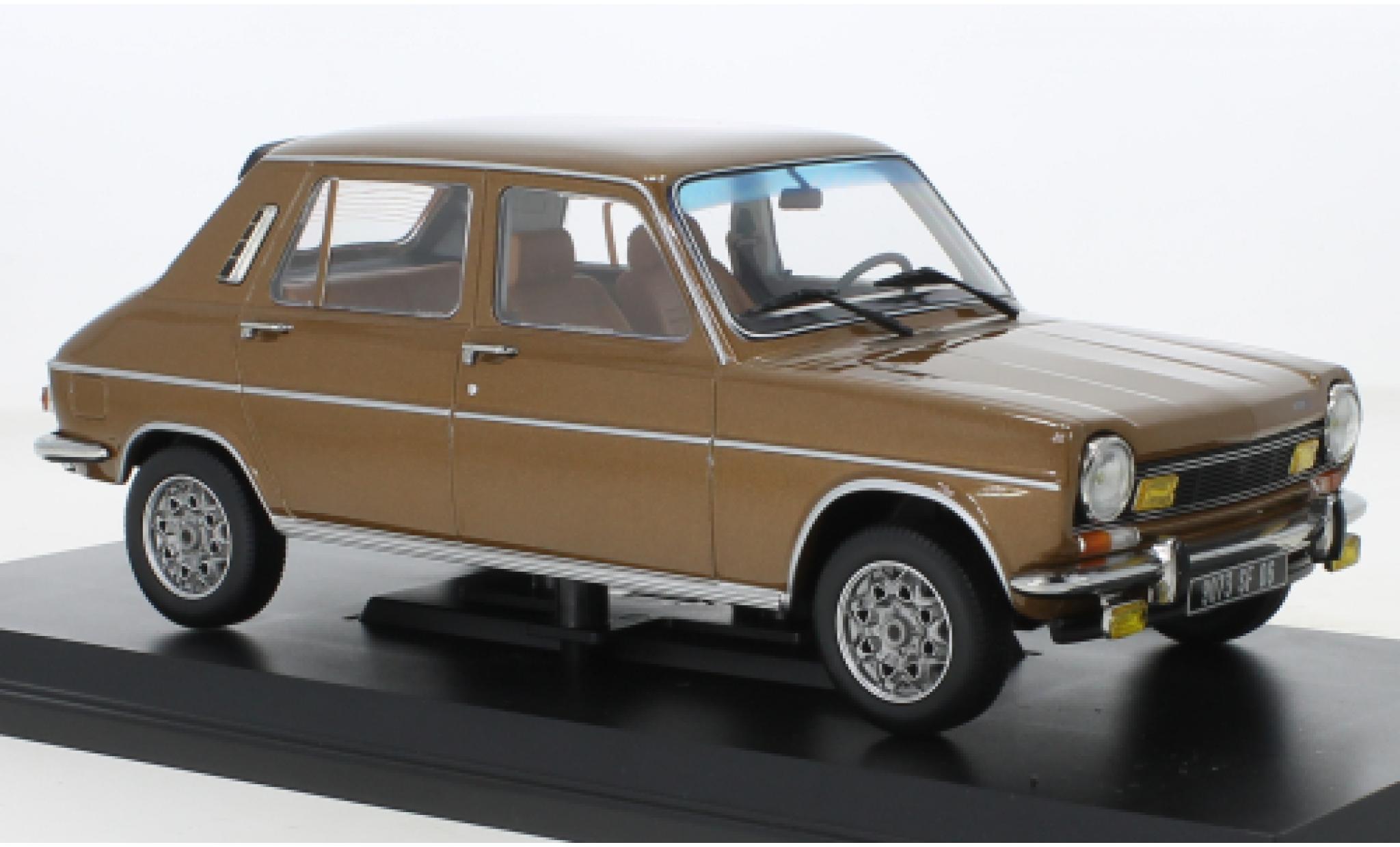 Modellino In Miniatura Simca Norev Ti Metallise Marrone