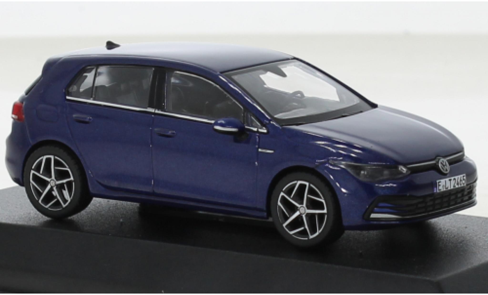 Volkswagen Golf 2020 Bleu métallisé 1/43