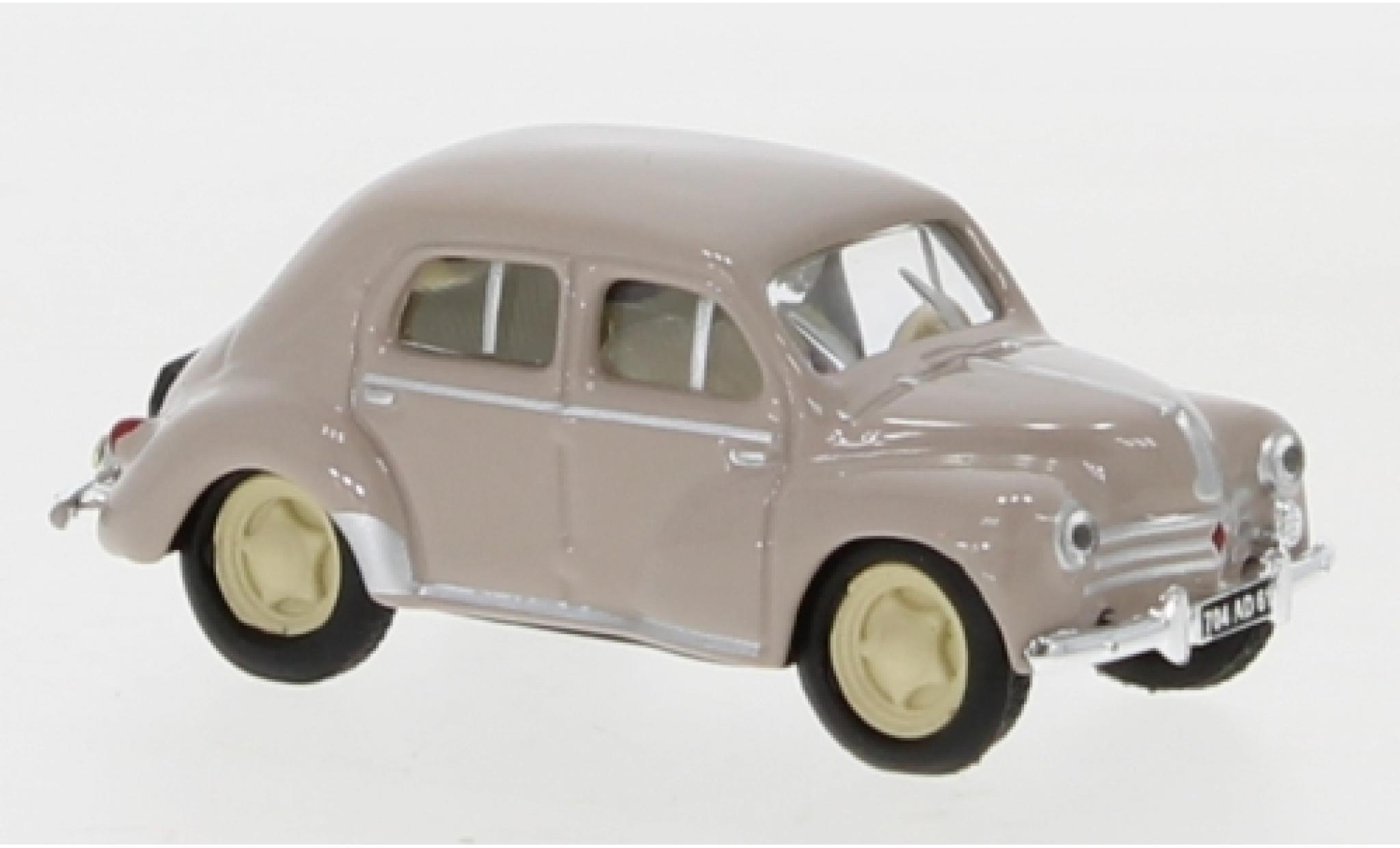 Miniature Renault 4CV 1/87 Norev beige 1955 - Voiture-miniature.com