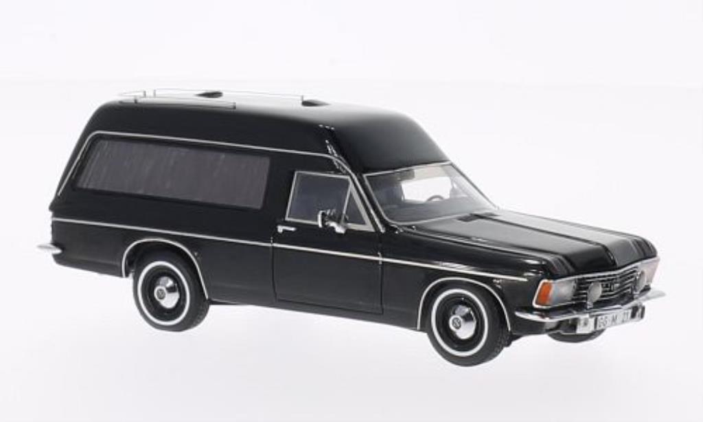 Opel Admiral 1/43 Matrix B Bestattungswagen noire 1974 miniature
