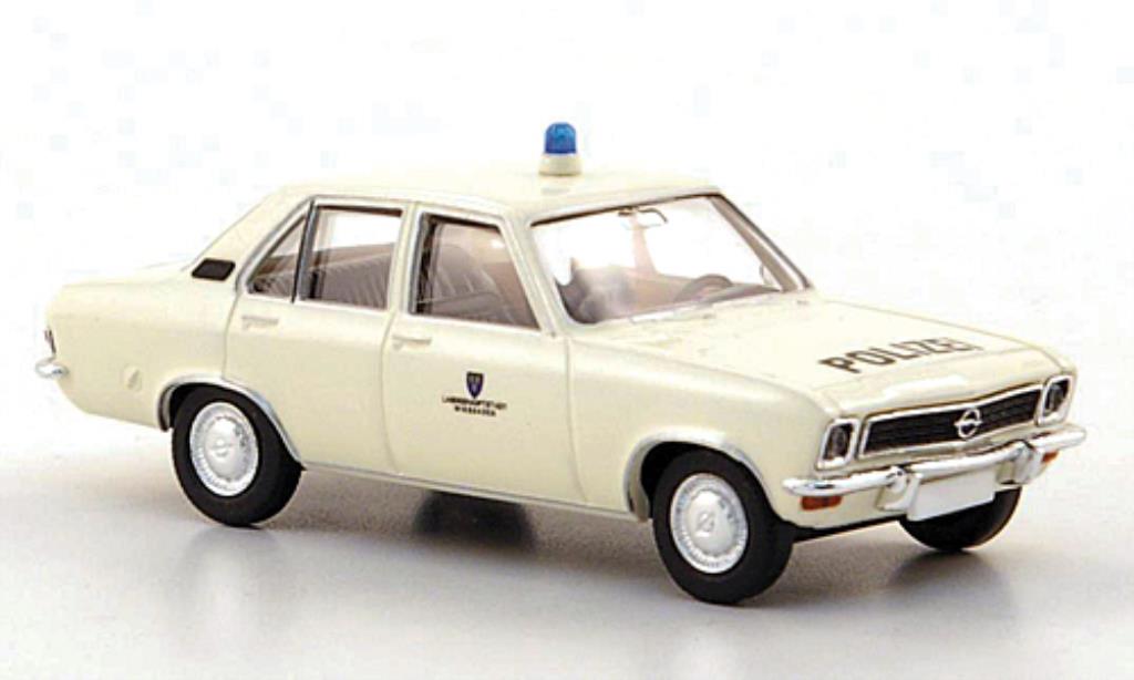 Opel Ascona A 1/87 Brekina A Polizei Wiesbaden 1970 miniature